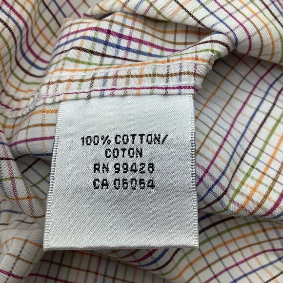 Bugatchi Mens Long Sleeve Button Up Shirt Size‎ Large - Picture 7 of 8